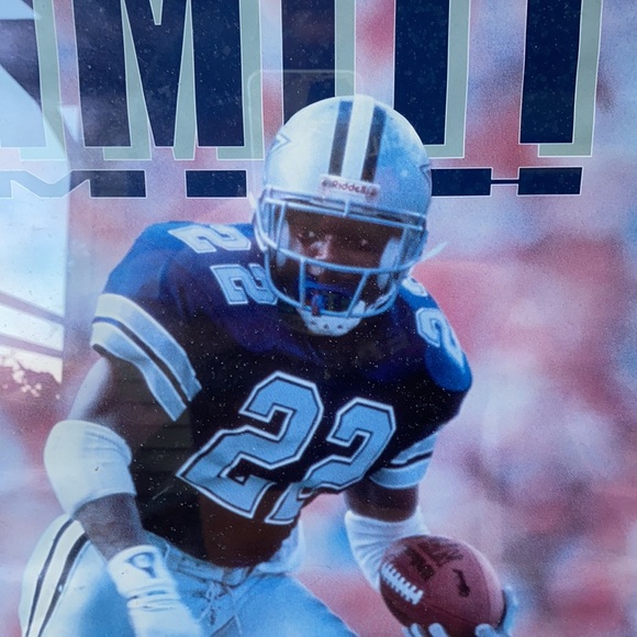 EMMITT SMITH #22 16x20” Portrait Dallas Cowboys NFL Football 1992 Starline - Picture 5 of 6